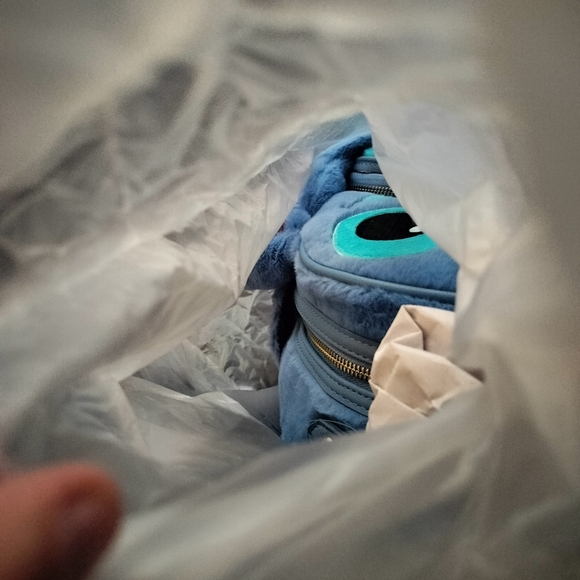 Loungefly Fuzzy Stitch Backpack & Wallet - Box Lunch Exclusive - Picture 4 of 14